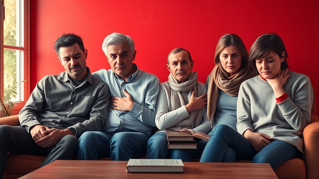 주요 증상과 원인 (realistic 스타일)