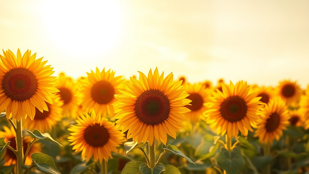 해바라기 활용: 그림, 풍수, 인테리어 (watercolor 스타일)