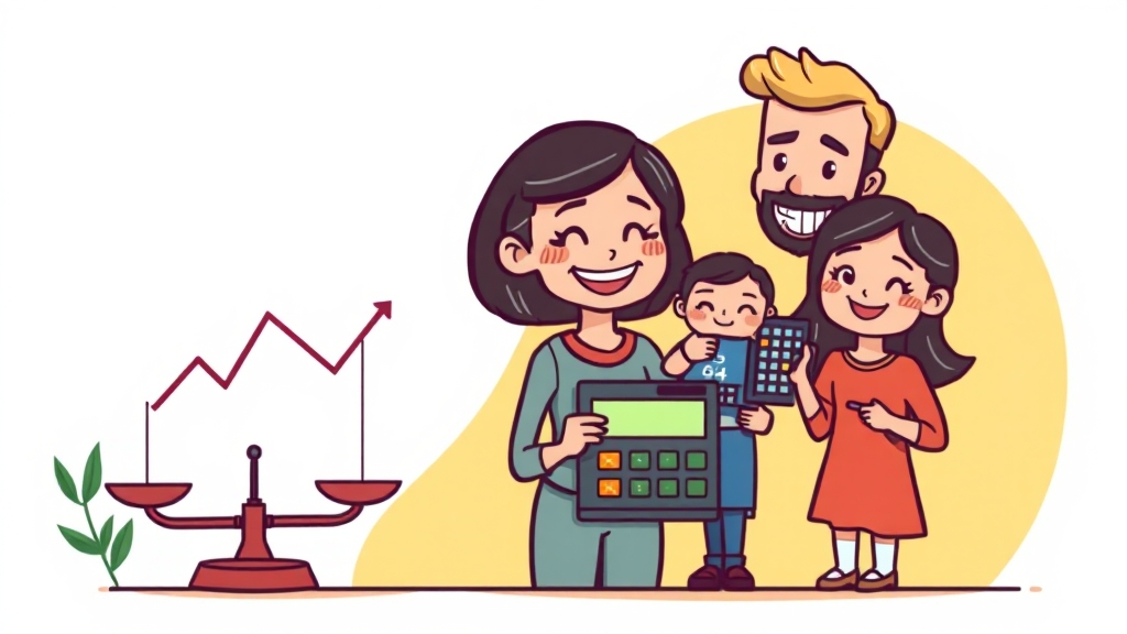 증여세 계산: 환율 & 주가 기준 (cartoon 스타일)