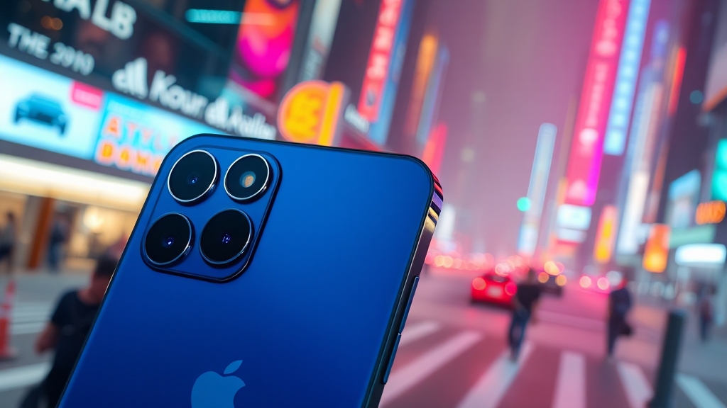 아이폰 16 주요 스펙 및 성능 비교 (realistic 스타일)