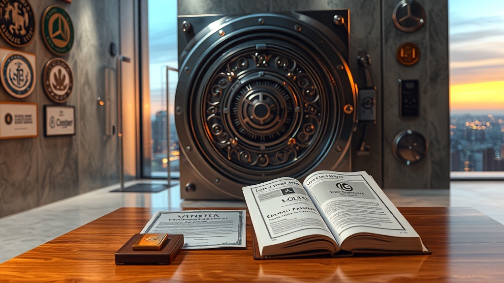 보호 대상 금융기관 및 상품 (realistic 스타일)