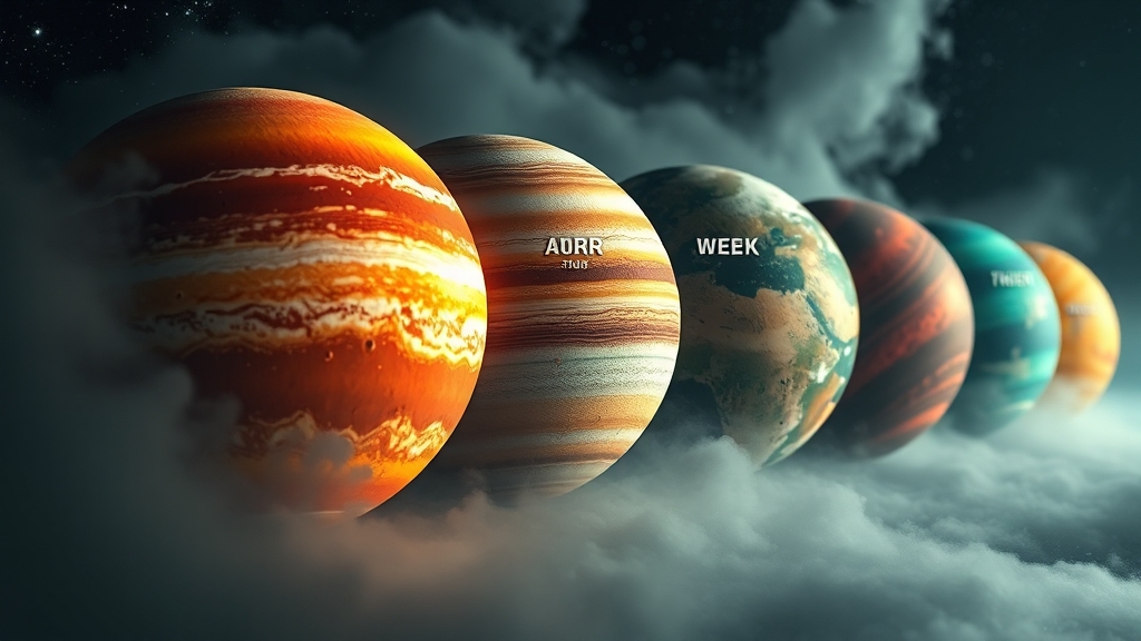 일간별 운세 (갑목~계수) (realistic 스타일)