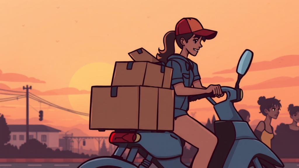 새벽배송, 미래는? (cartoon 스타일)