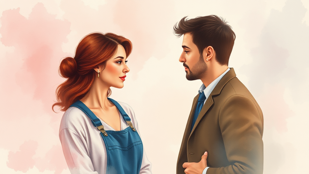 나와 잘 맞는 이상형 찾기: 출연진 프로필 분석 (watercolor 스타일)