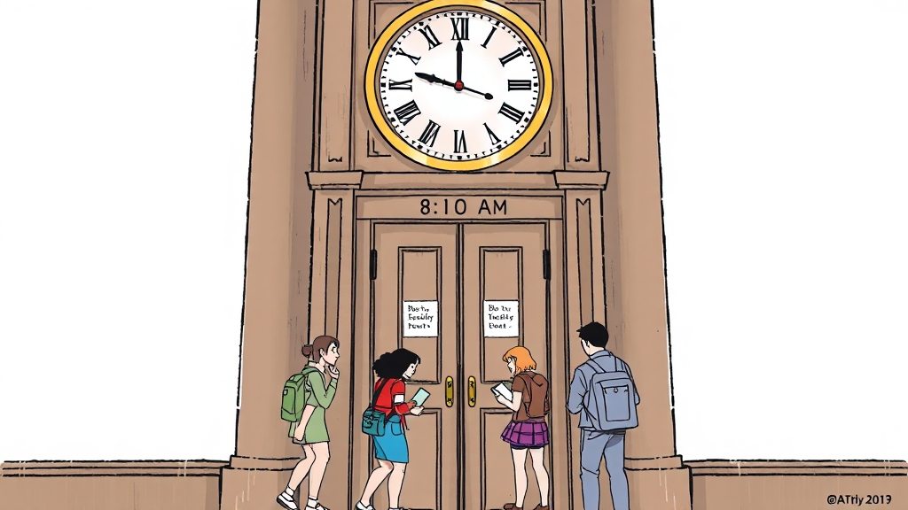 수능 시험 당일 유의사항 (illustration 스타일)