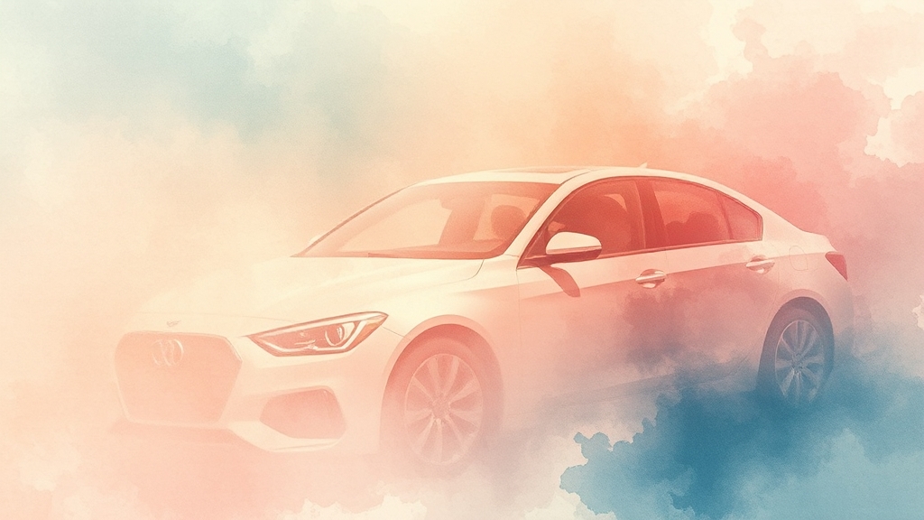 내 차 팔기 서비스 비교 및 팁 (watercolor 스타일)