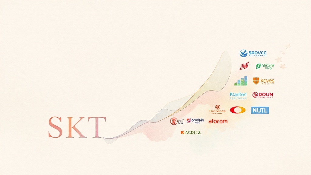 SKT 위약금 면제: 경쟁사 동향 (watercolor 스타일)