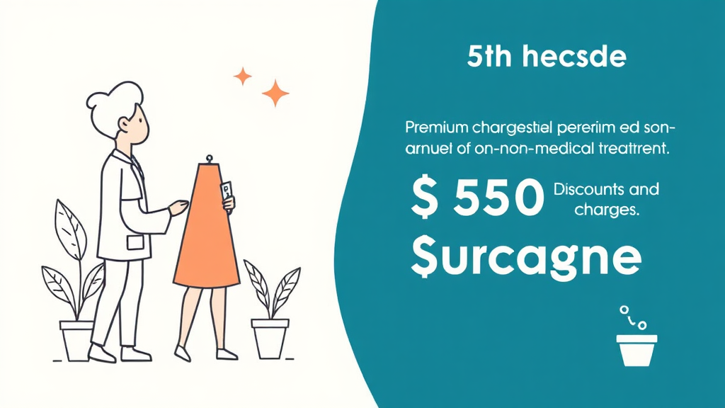 비급여 진료 이용량에 따른 보험료 차이 (illustration 스타일)