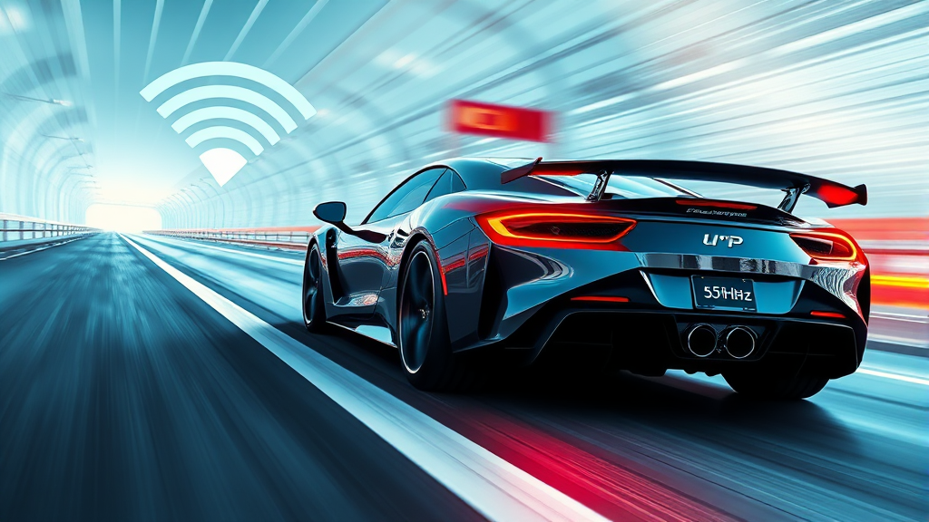 5GHz 와이파이, 왜 좋을까? (realistic 스타일)