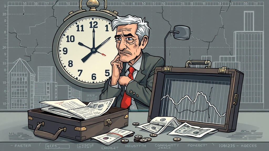 퇴직연금 의무화, 걱정되는 부분도 있나요? (illustration 스타일)