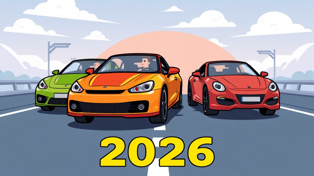 운전면허 제도 개선 (cartoon 스타일)