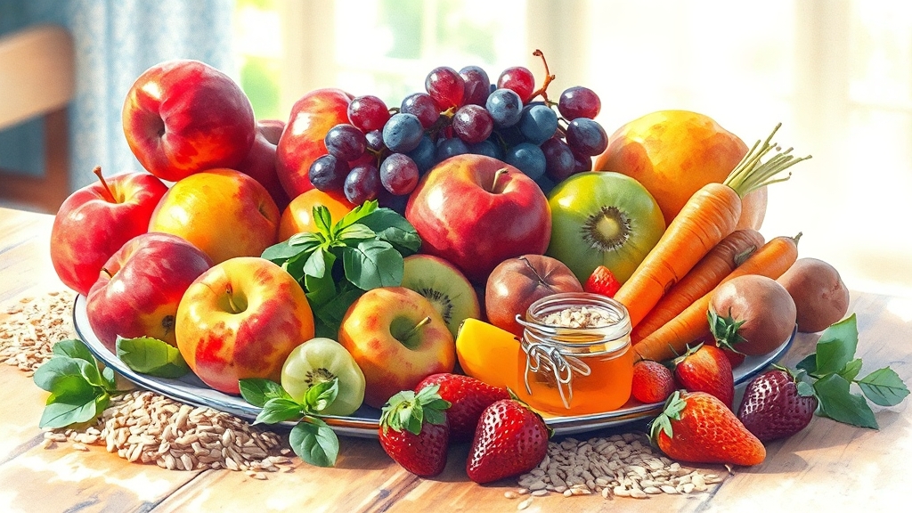 항산화 성분, 식습관으로 챙기자! (watercolor 스타일)