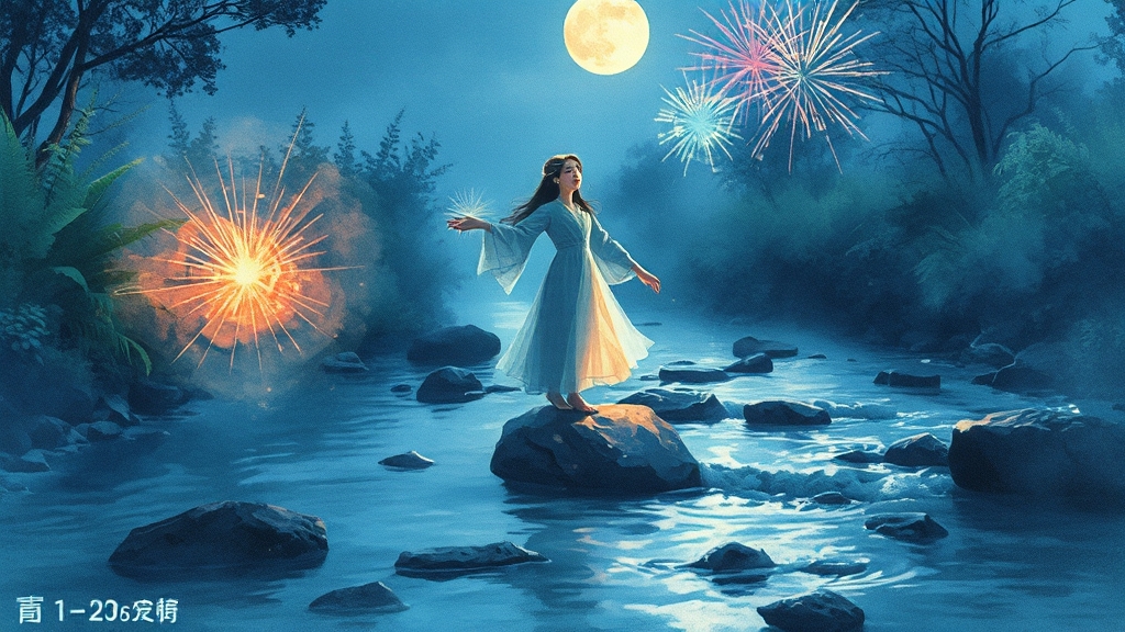 축제 주요 프로그램 (watercolor 스타일)