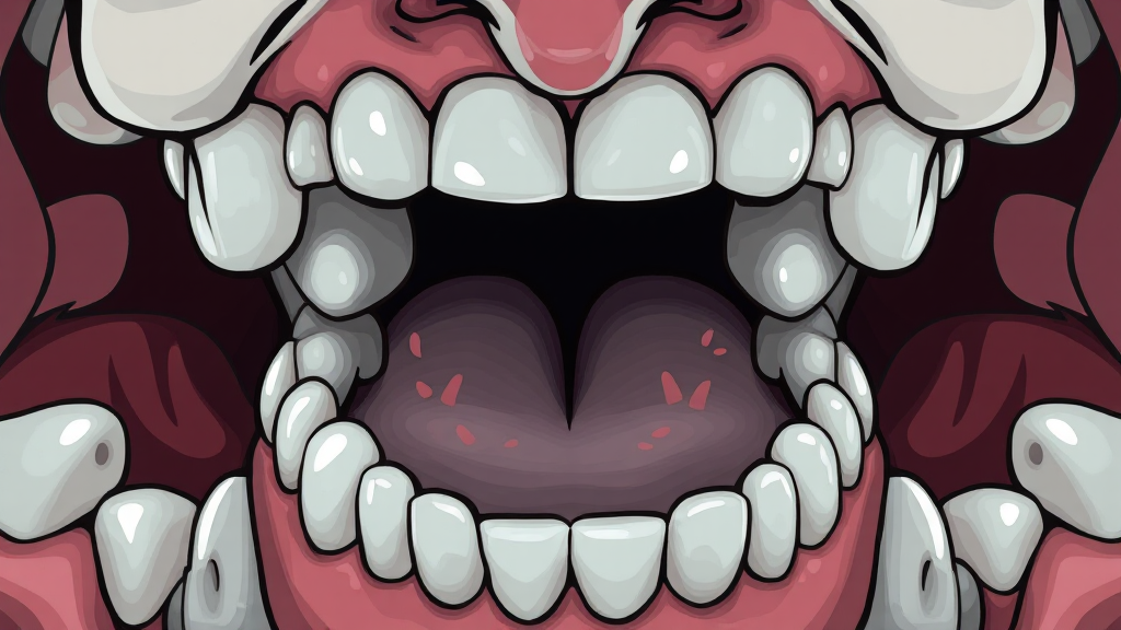 발치가 필요한 경우 (illustration 스타일)