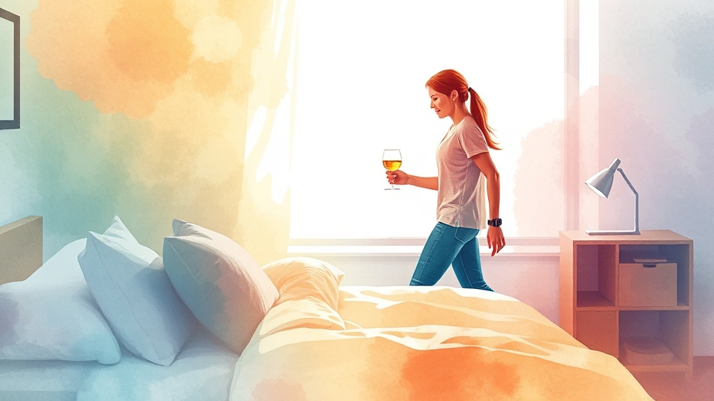 내장지방 감소 생활 습관 개선 (watercolor 스타일)