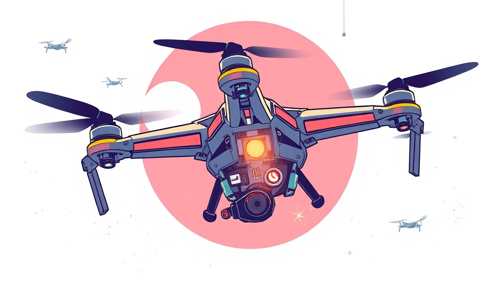 참가 기업들의 혁신 기술과 글로벌 비즈니스 전략 (illustration 스타일)