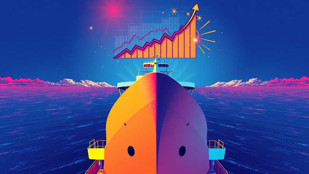 조선업 관련 ETF 추천 (popart 스타일)