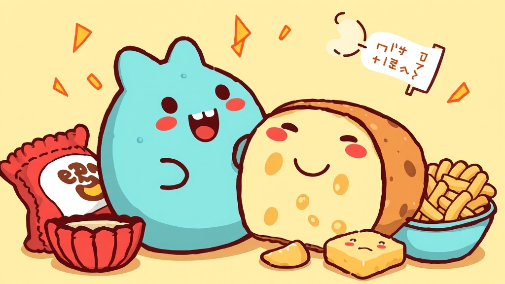 엽떡데이 참여 후기 및 솔직한 평가 (cartoon 스타일)