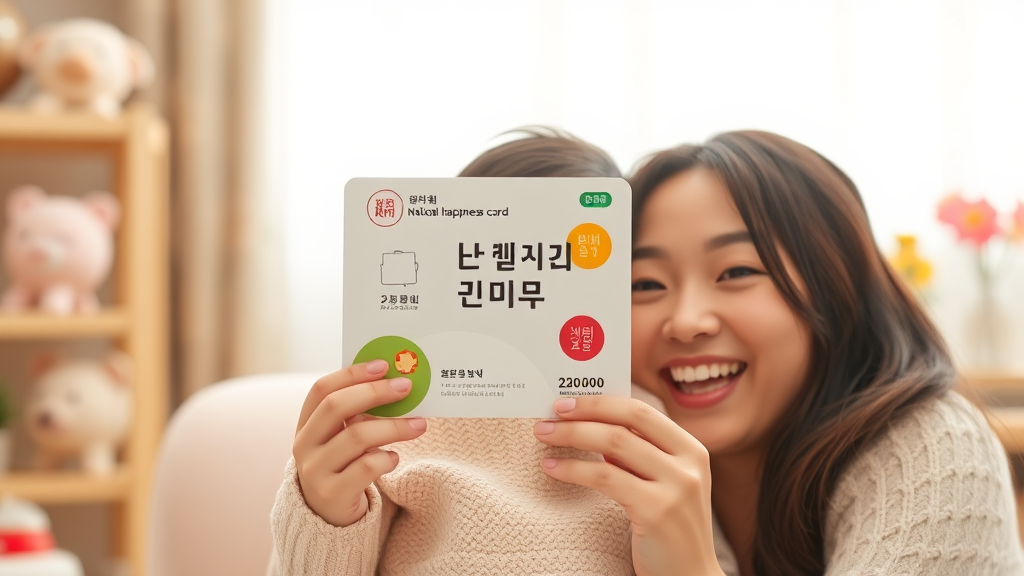 임신/출산 바우처 종류 (realistic 스타일)