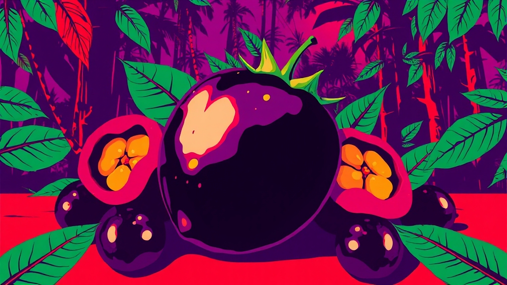 아사이베리, 어디서 왔을까? (popart 스타일)