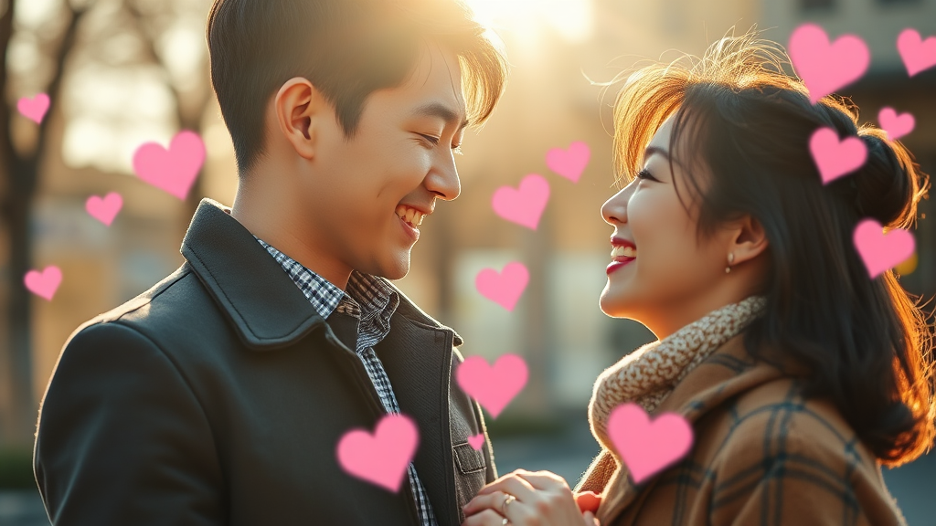 정경호와 수영: 13년 장기 연애 (realistic 스타일)