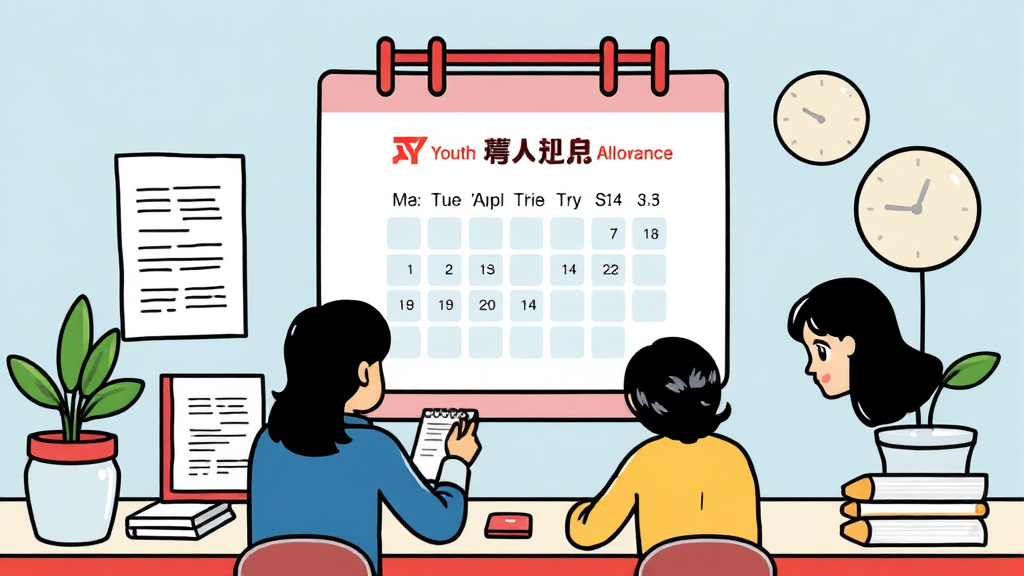 놓치지 마세요! 신청 기간 및 방법 (cartoon 스타일)