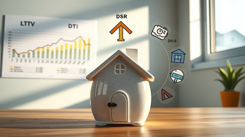 주담대 기본 개념 & 핵심 용어 (realistic 스타일)