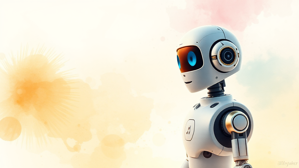 궁금한 노래 가사, AI 챗봇에게 물어보세요! (watercolor 스타일)