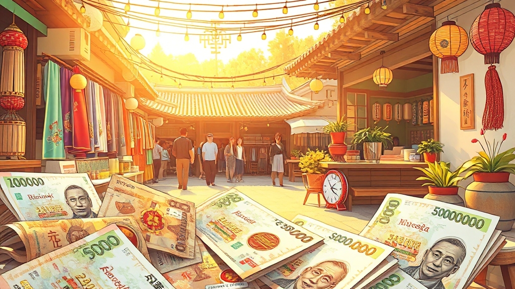 지급 방식과 사용 가능한 곳 알아보기 (illustration 스타일)