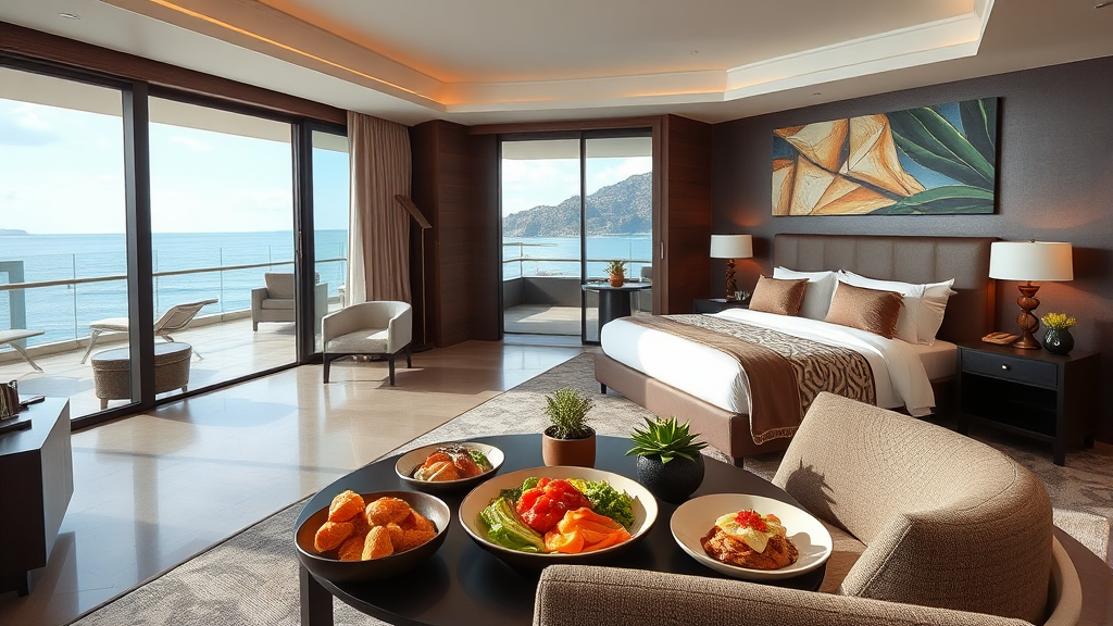 인스파이어 리조트 객실 및 식사 후기 (realistic 스타일)