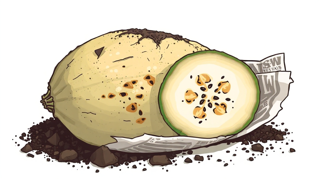 히카마 보관법: 신선하게 유지하기 (illustration 스타일)