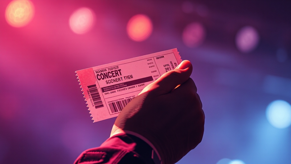 암표 거래 근절 노력과 해결 (watercolor 스타일)