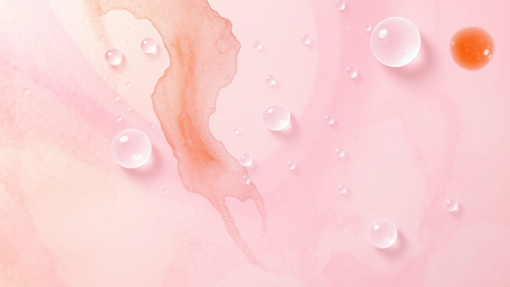 촉촉함, 세정력, 거품력 비교 (watercolor 스타일)