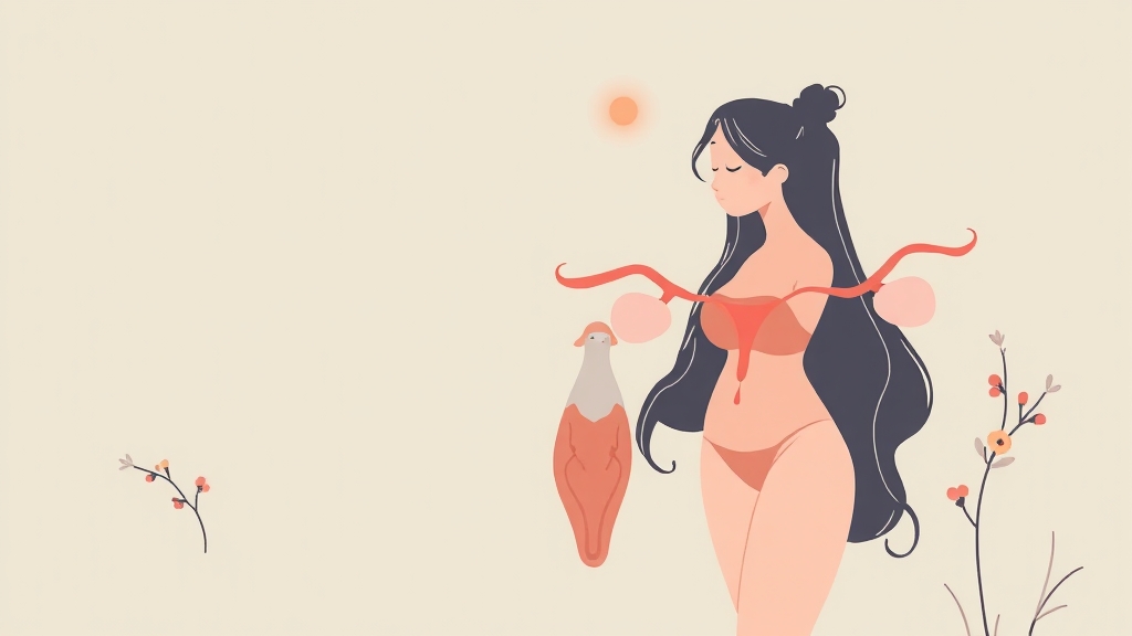 다낭성 난소 증후군이란? (illustration 스타일)