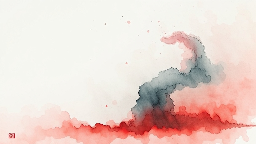 SKT 해킹 사고 경과 및 영향 (watercolor 스타일)