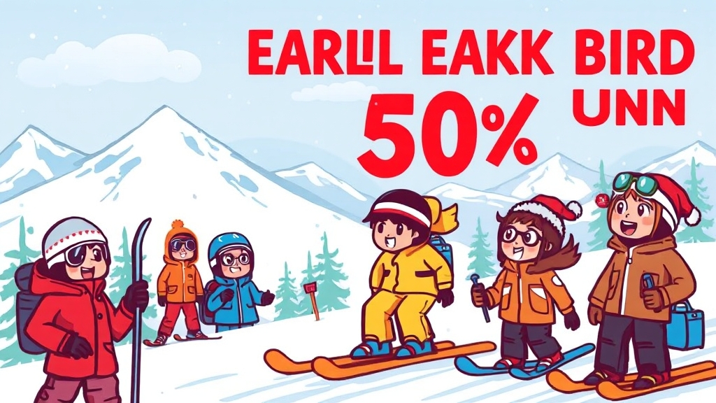 시즌권 구매 꿀팁 대방출 (cartoon 스타일)