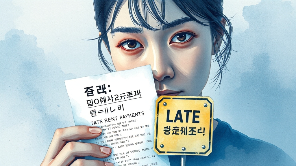 미신고 시 과태료는 얼마? (watercolor 스타일)