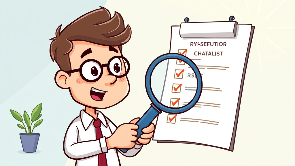 도입 전, 체크리스트 (cartoon 스타일)