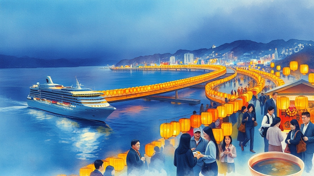 주변 명소와 연계 관광 (watercolor 스타일)