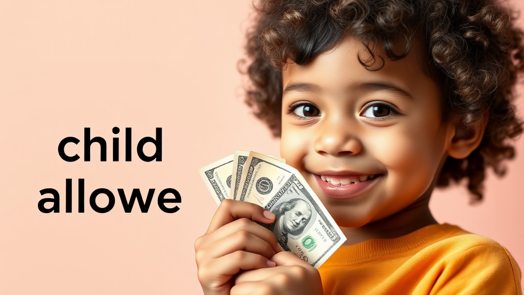 2026년 아동수당 확대: 만 8세까지 (realistic 스타일)