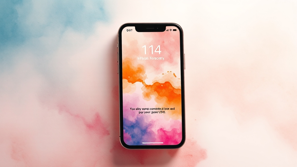 자급제폰 구매 및 개통 (watercolor 스타일)