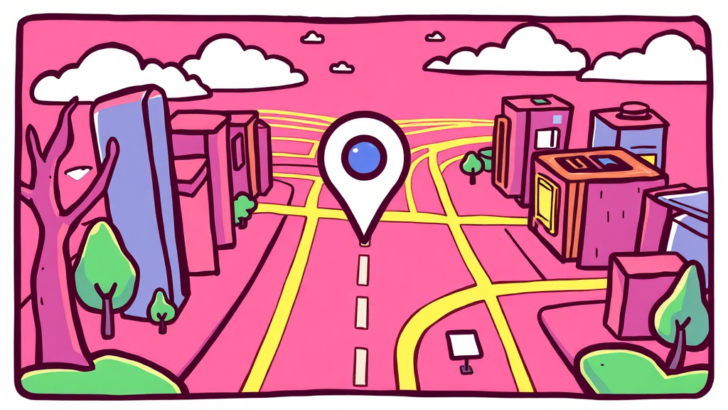 스마트폰 GPS 설정 점검 (cartoon 스타일)
