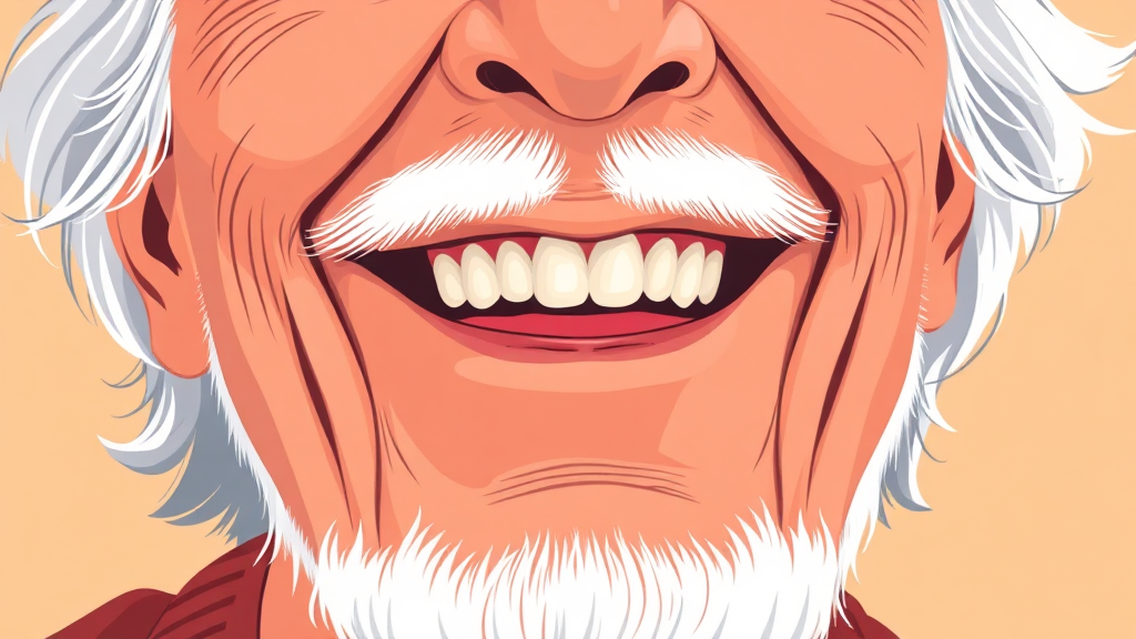 치아 건강과 사망 위험 (illustration 스타일)