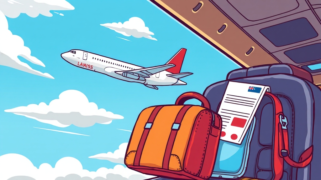 항공권 구매 후, 필수 확인 사항 (cartoon 스타일)