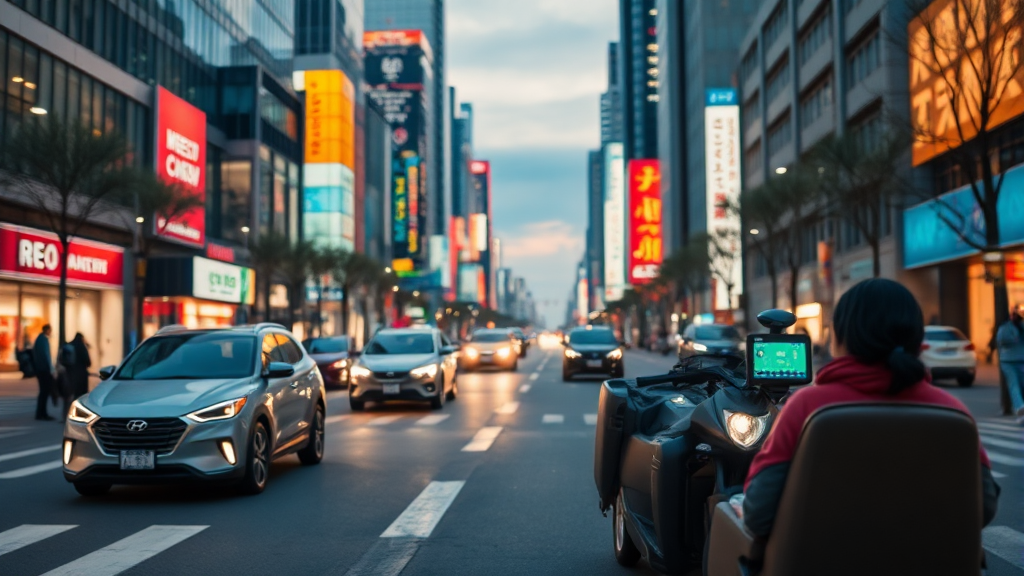 2026 부산모빌리티쇼 개요 (realistic 스타일)