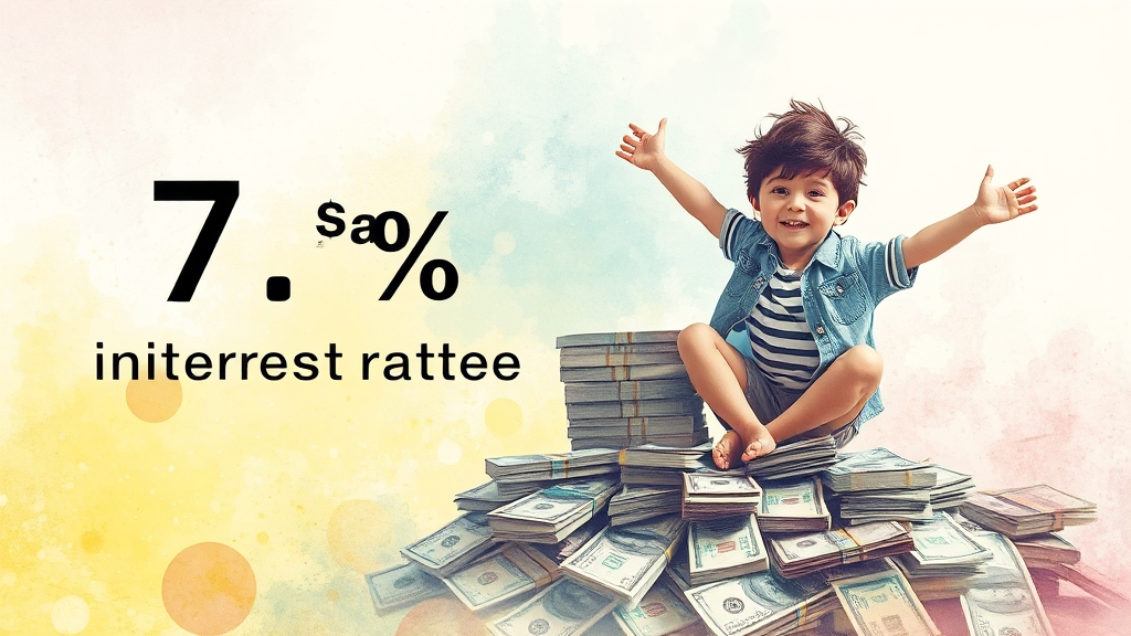 금리, 이자, 우대 조건 혜택은? (watercolor 스타일)