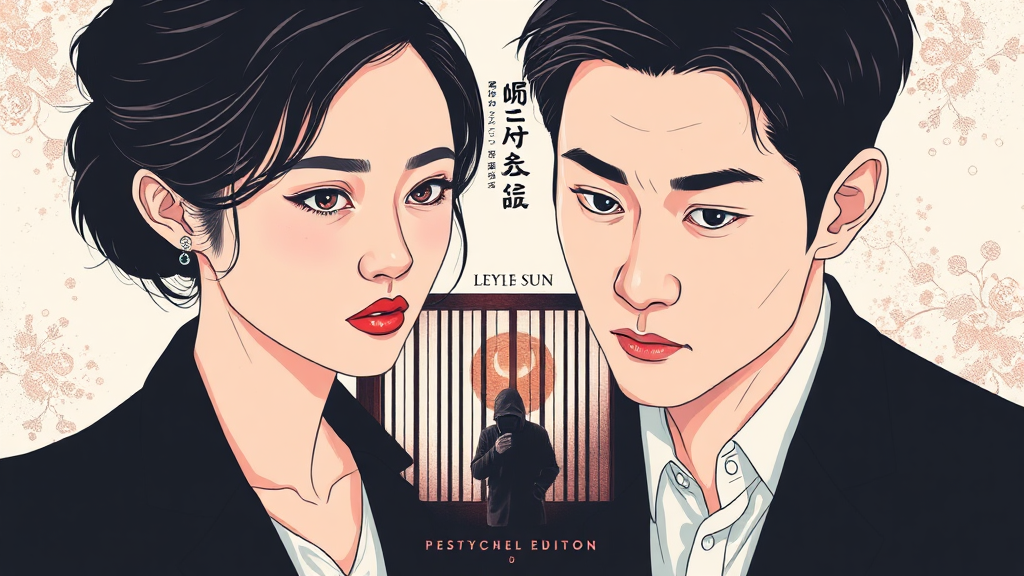 신혜선, 이준혁의 연기 앙상블과 드라마의 몰입도 (illustration 스타일)
