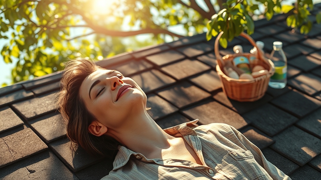 대상포진 관리: 생활 속 주의사항 (realistic 스타일)