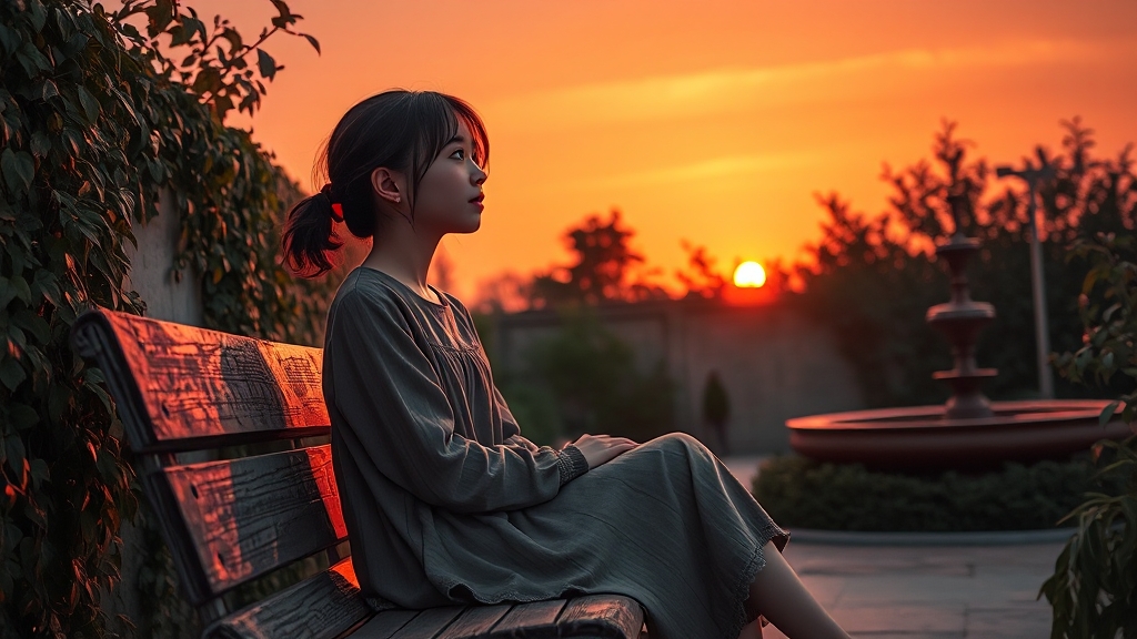 대표곡 ‘석양의 노래’ (realistic 스타일)