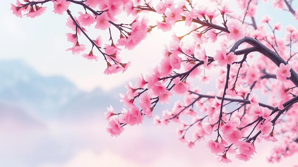 벚꽃 배당이란? 개념과 투자 매력 (watercolor 스타일)